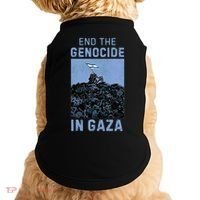 Palestine End the Genocide in Gaza Doggie Tank thumb 0