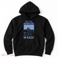 Palestine End the Genocide in Gaza Hoodie thumb 0