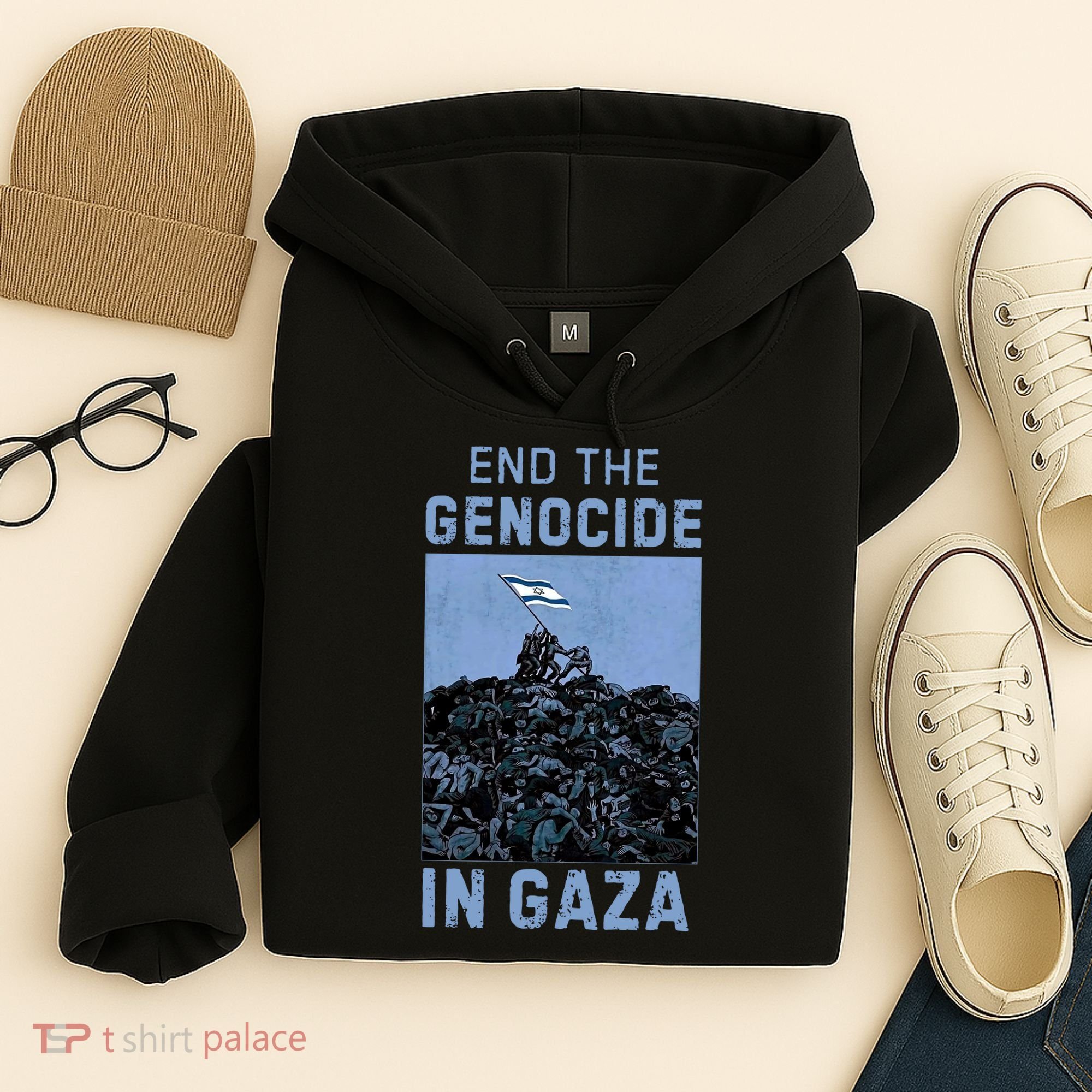 Palestine End the Genocide in Gaza Hoodie