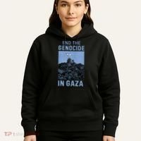 Palestine End the Genocide in Gaza Hoodie thumb 5