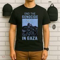 Palestine End the Genocide in Gaza T-Shirt thumb 6