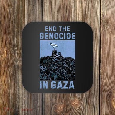 Palestine End the Genocide in Gaza Coaster