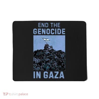 Palestine End the Genocide in Gaza Mousepad