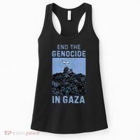 Palestine End the Genocide in Gaza Women's Tank Top thumb 0