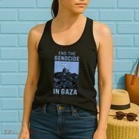 Palestine End the Genocide in Gaza Women's Tank Top thumb 2
