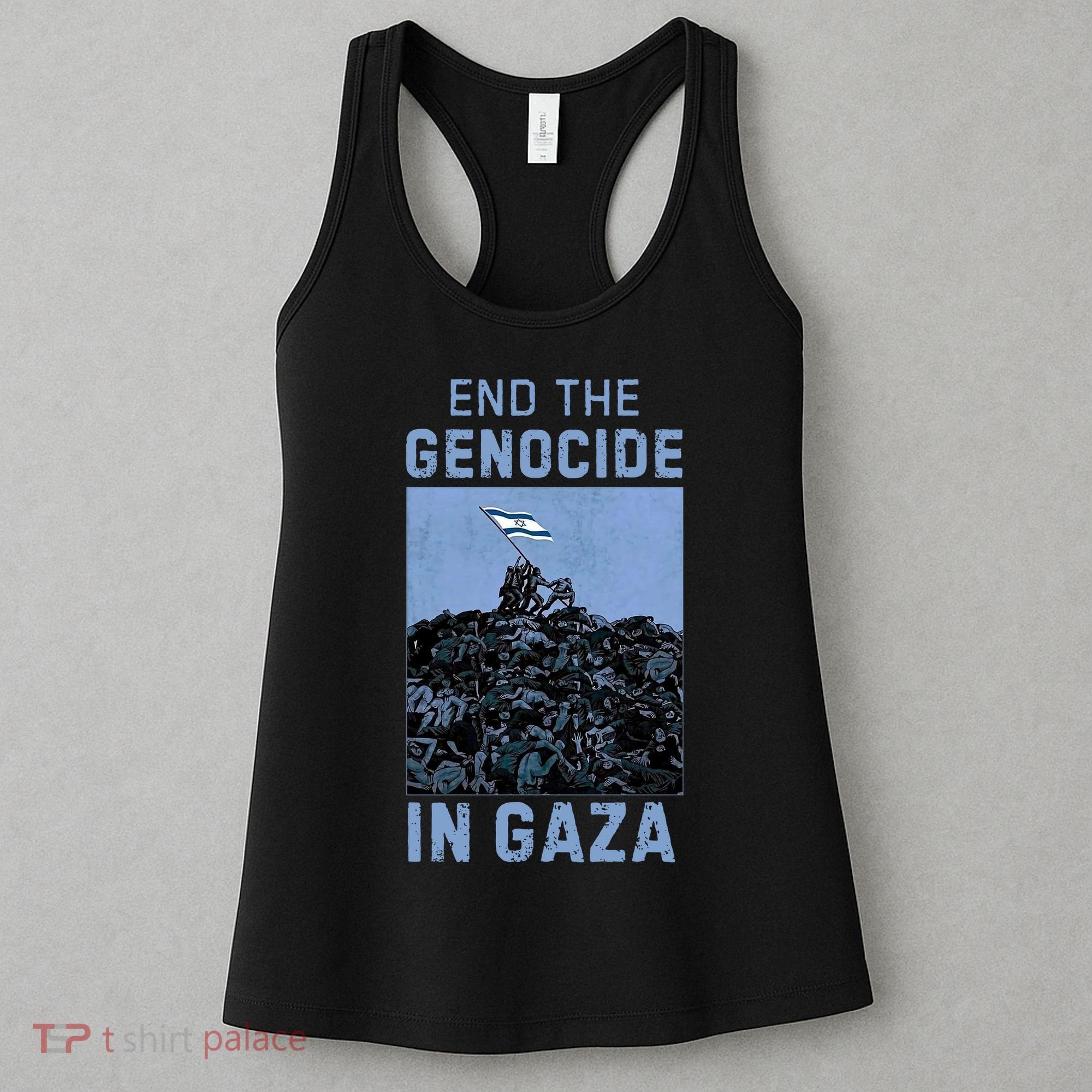 Palestine End the Genocide in Gaza Women's Tank Top