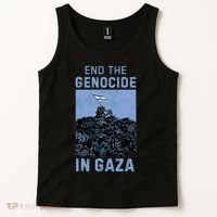 Palestine End the Genocide in Gaza Tank Top thumb 2