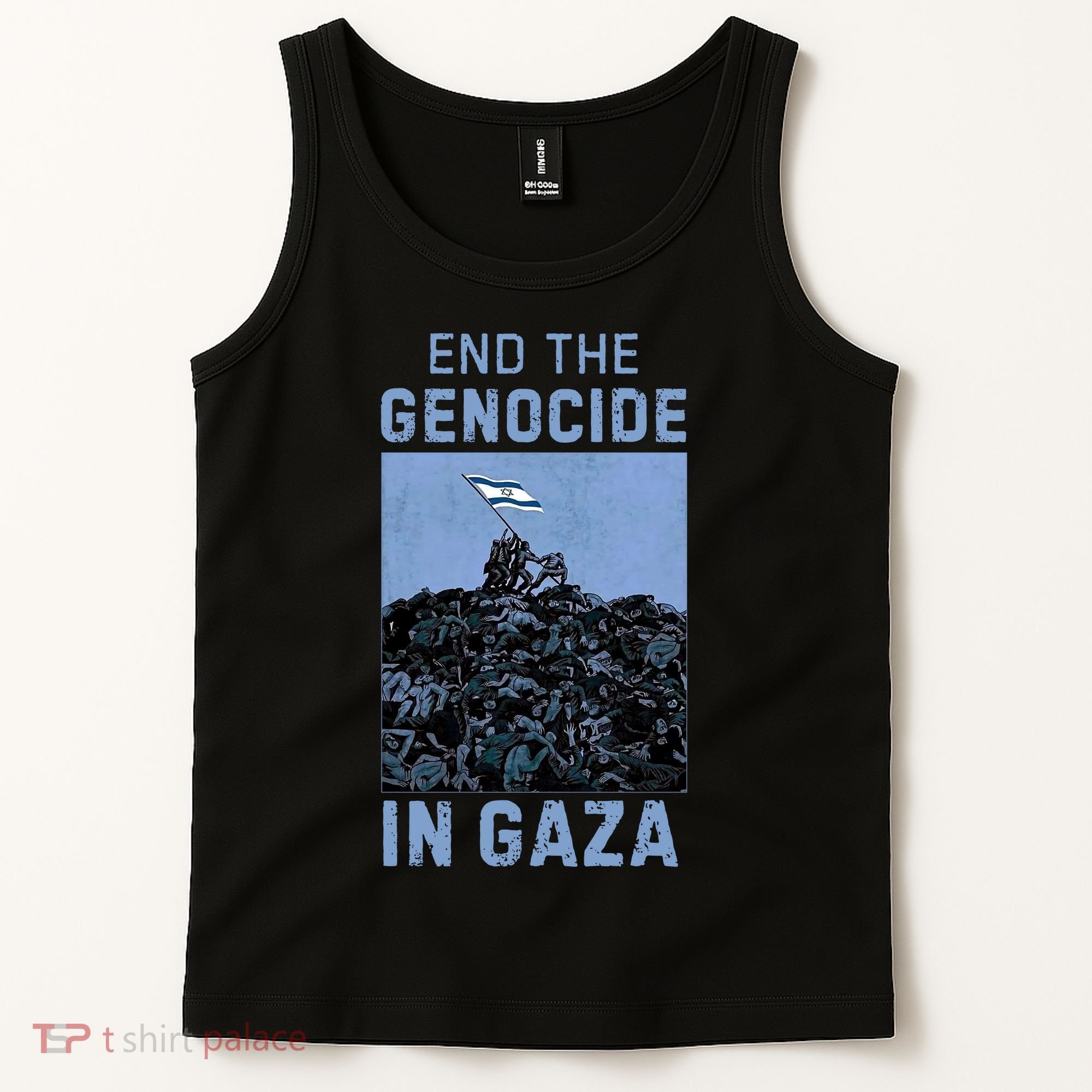 Palestine End the Genocide in Gaza Tank Top