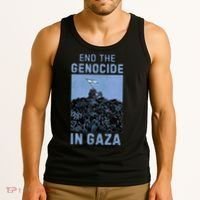 Palestine End the Genocide in Gaza Tank Top thumb 3