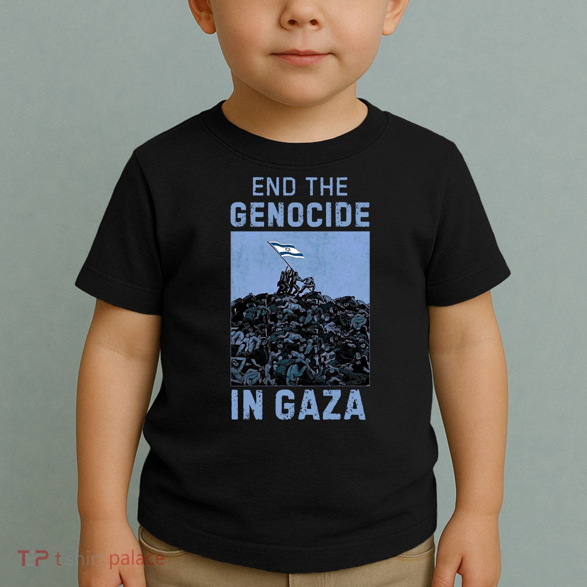 Palestine End the Genocide in Gaza Toddler T-Shirt