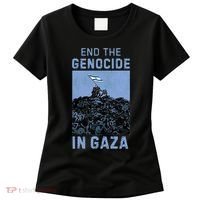 Palestine End the Genocide in Gaza Women's T-Shirt thumb 0