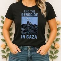 Palestine End the Genocide in Gaza Women's T-Shirt thumb 2