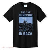 Palestine End the Genocide in Gaza Kids T-Shirt thumb 0