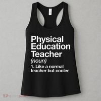 Physical Education Teacher Definition Sports P.E. School Women's Tank Top thumb 3