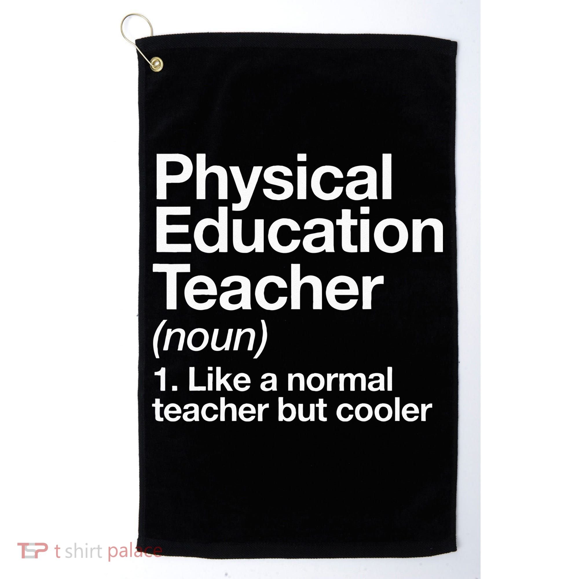 Physical Education Teacher Definition Sports P.E. School Golf Towel