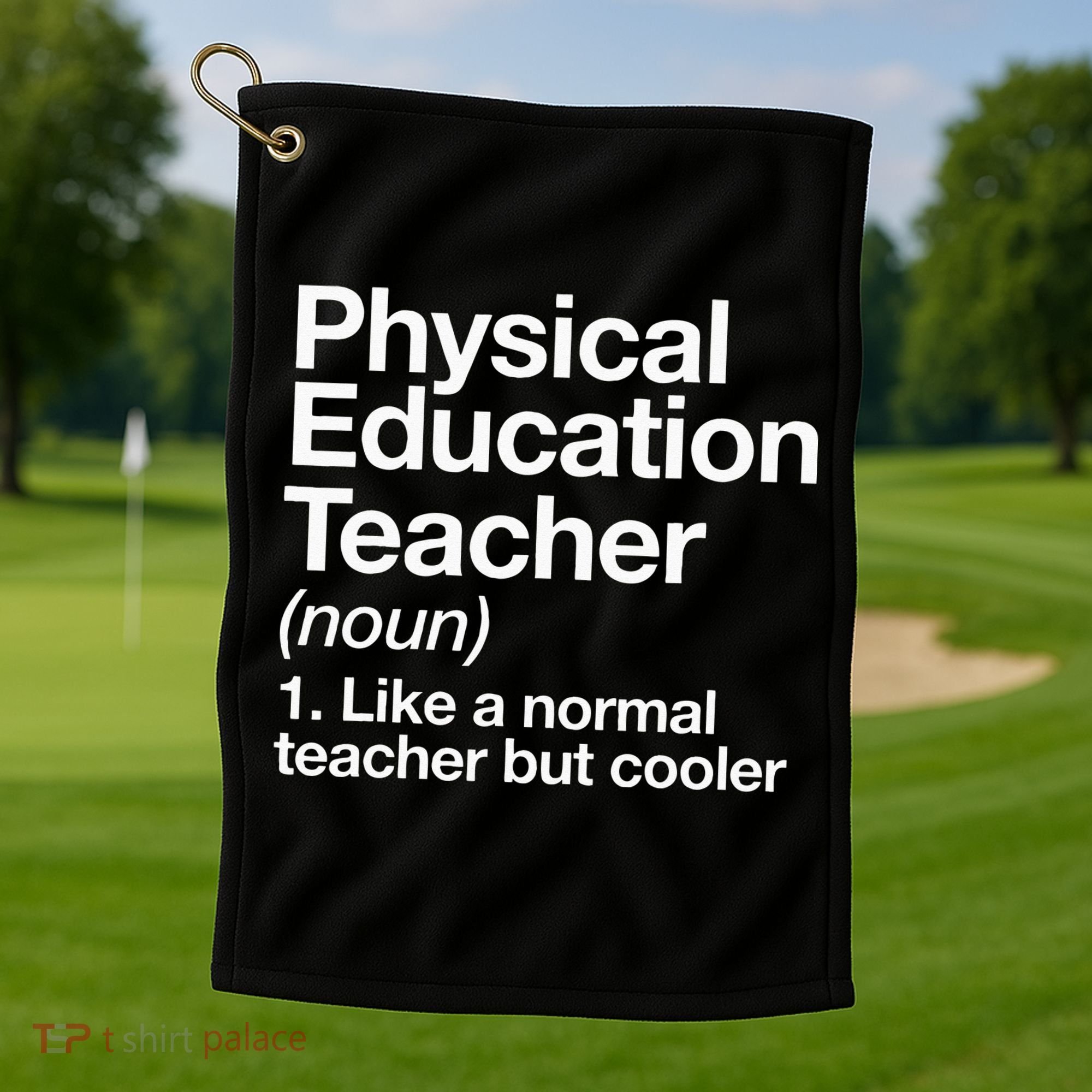 Physical Education Teacher Definition Sports P.E. School Golf Towel