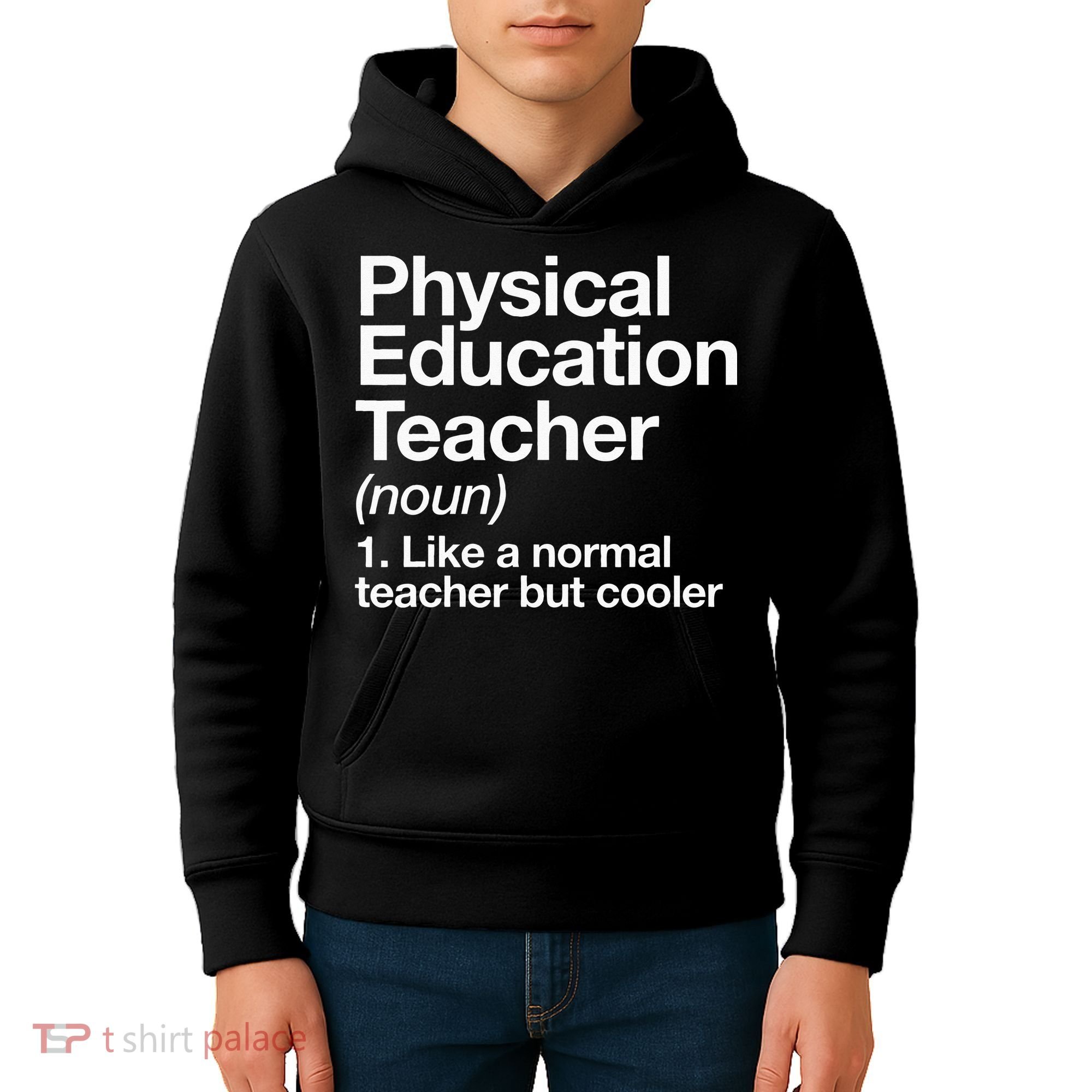 Physical Education Teacher Definition Sports P.E. School Kids Hoodie