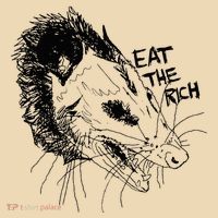 Possum Eat The Rich Feed The Poor Trash Squad Opossum Lovers Tote Bag thumb 4