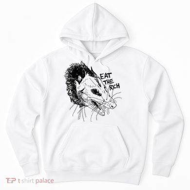 Possum Eat The Rich Feed The Poor Trash Squad Opossum Lovers Hoodie