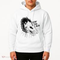 Possum Eat The Rich Feed The Poor Trash Squad Opossum Lovers Hoodie thumb 2