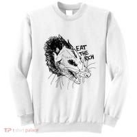 Possum Eat The Rich Feed The Poor Trash Squad Opossum Lovers Sweatshirt thumb 0