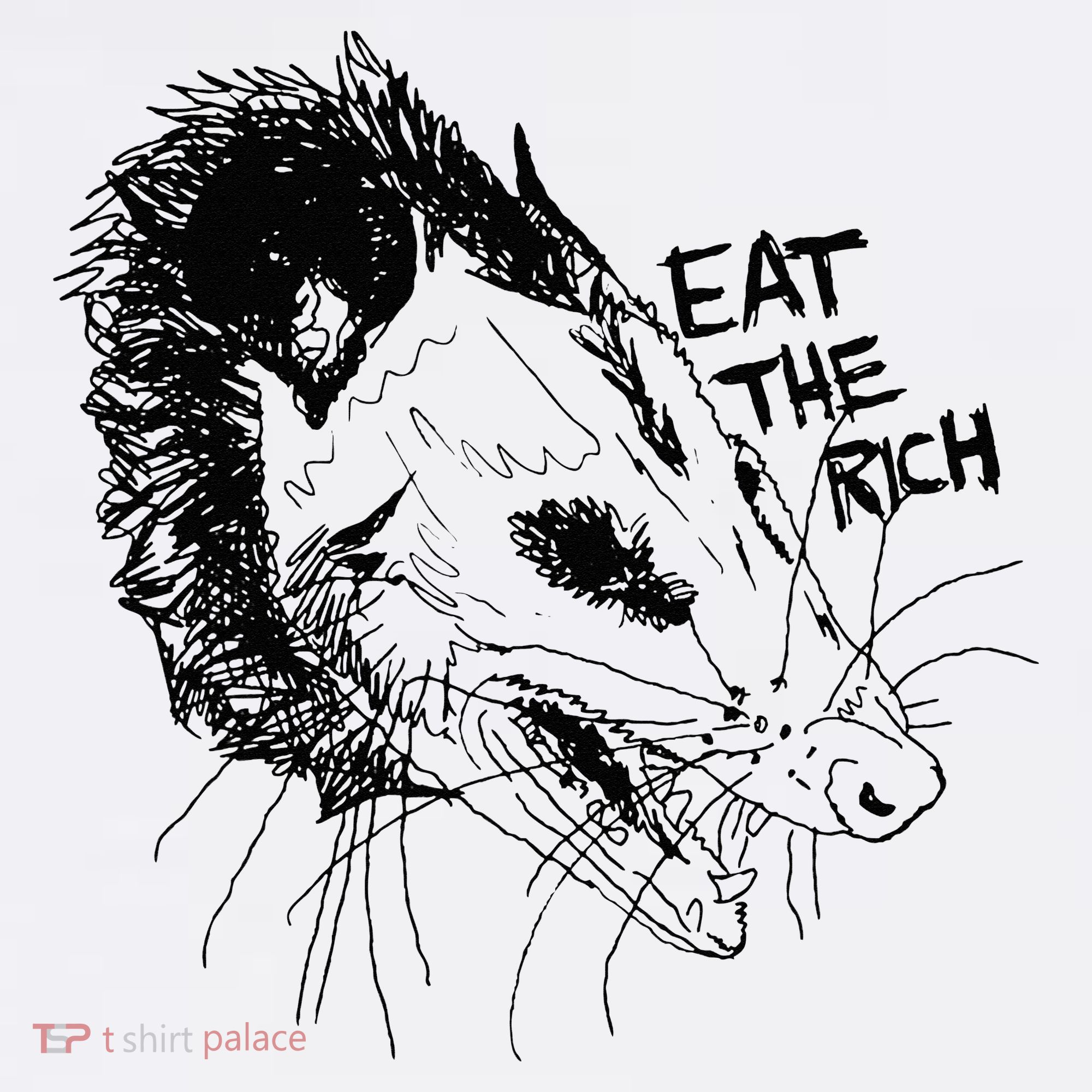 Possum Eat The Rich Feed The Poor Trash Squad Opossum Lovers Sweatshirt