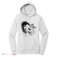 Possum Eat The Rich Feed The Poor Trash Squad Opossum Lovers Women's Hoodie thumb 0