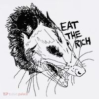 Possum Eat The Rich Feed The Poor Trash Squad Opossum Lovers Women's Hoodie thumb 2