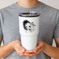 Possum Eat The Rich Feed The Poor Trash Squad Opossum Lovers Tumbler thumb 2