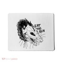 Possum Eat The Rich Feed The Poor Trash Squad Opossum Lovers Mousepad thumb 0