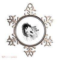 Possum Eat The Rich Feed The Poor Trash Squad Opossum Lovers Ornament thumb 0