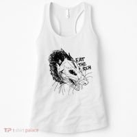 Possum Eat The Rich Feed The Poor Trash Squad Opossum Lovers Women's Tank Top thumb 0