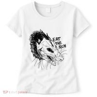 Possum Eat The Rich Feed The Poor Trash Squad Opossum Lovers Women's T-Shirt thumb 0