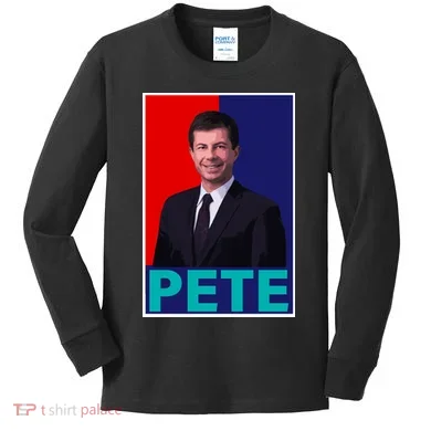 Pete Buttigieg Kids Long Sleeve Shirt