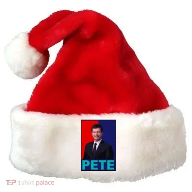 Pete Buttigieg Santa Hat