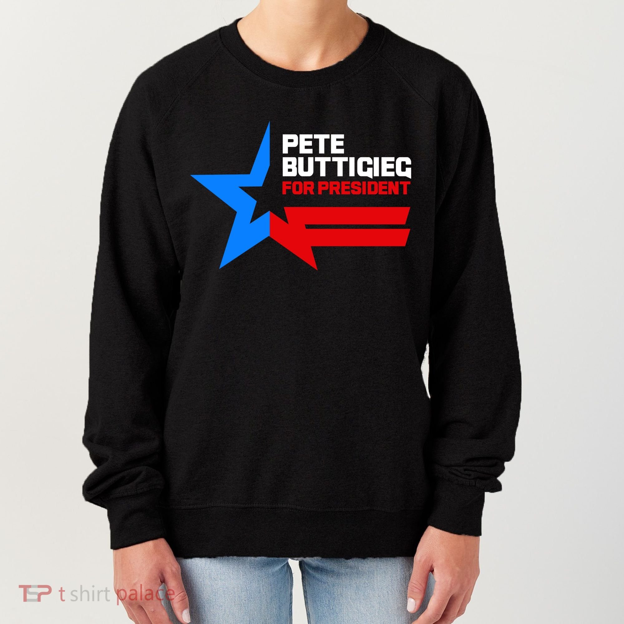 Pete Buttigieg Presidential Star Women's Sweatshirt