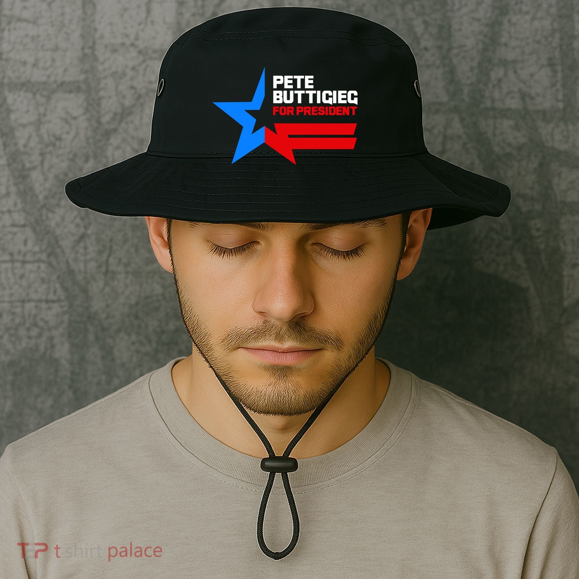 Pete Buttigieg Presidential Star Bucket Hat