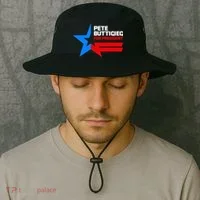 Pete Buttigieg Presidential Star Bucket Hat thumb 2