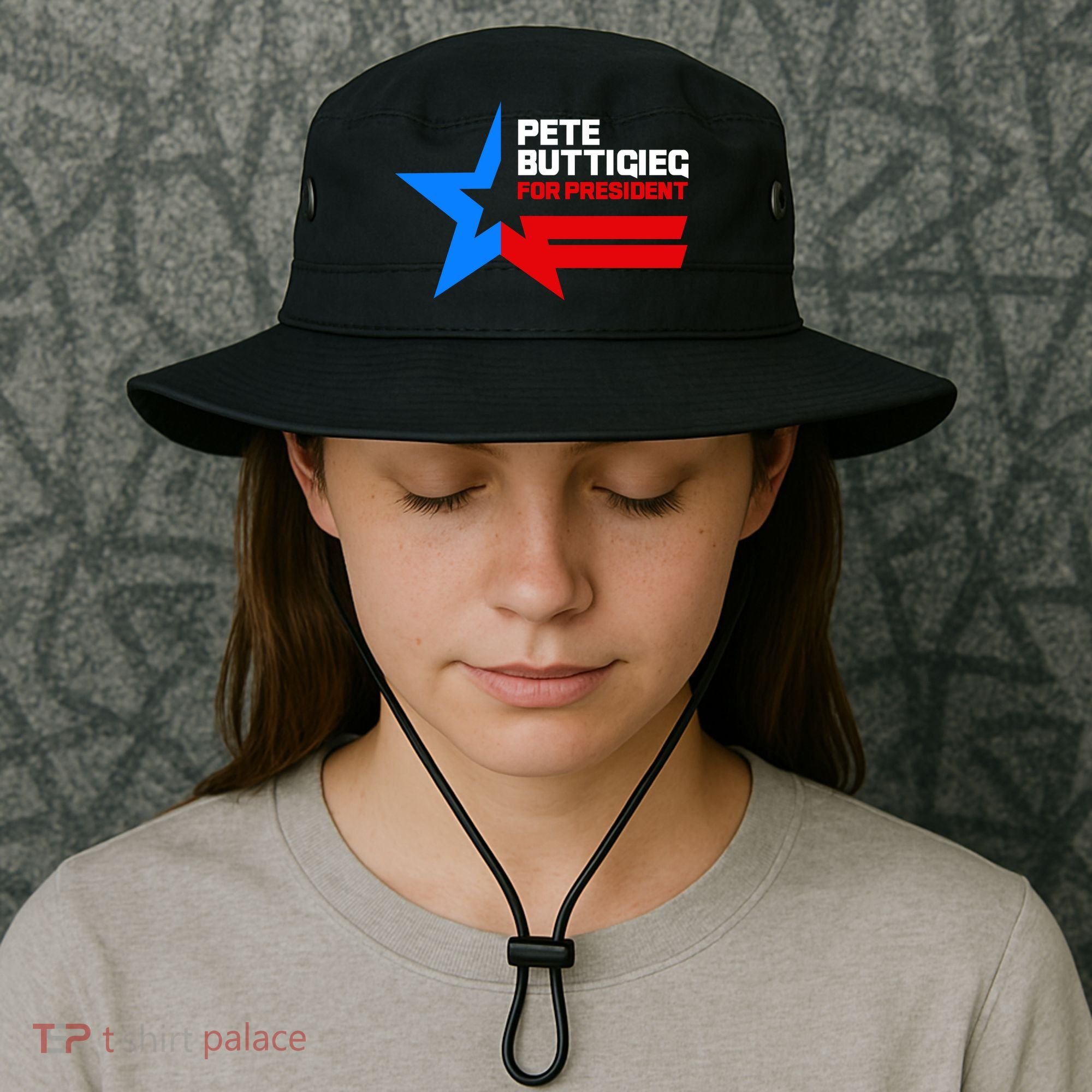 Pete Buttigieg Presidential Star Bucket Hat