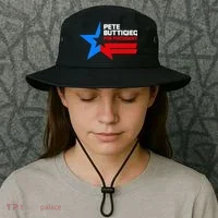 Pete Buttigieg Presidential Star Bucket Hat thumb 3