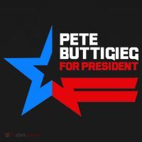 Pete Buttigieg Presidential Star Ornament thumb 1