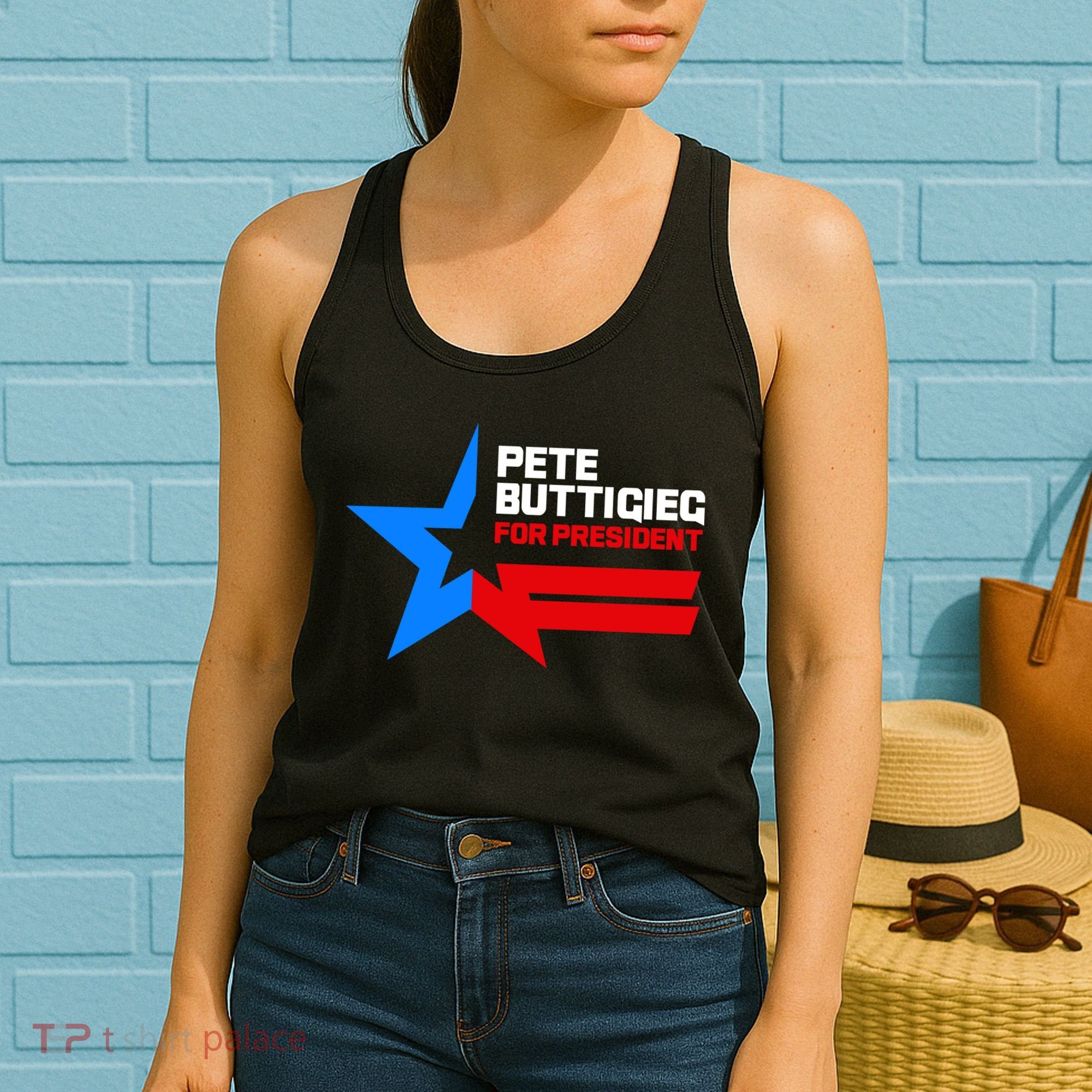 Pete Buttigieg Presidential Star Women's Tank Top