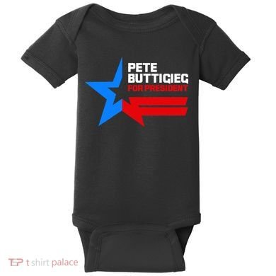 Pete Buttigieg Presidential Star Baby Bodysuit