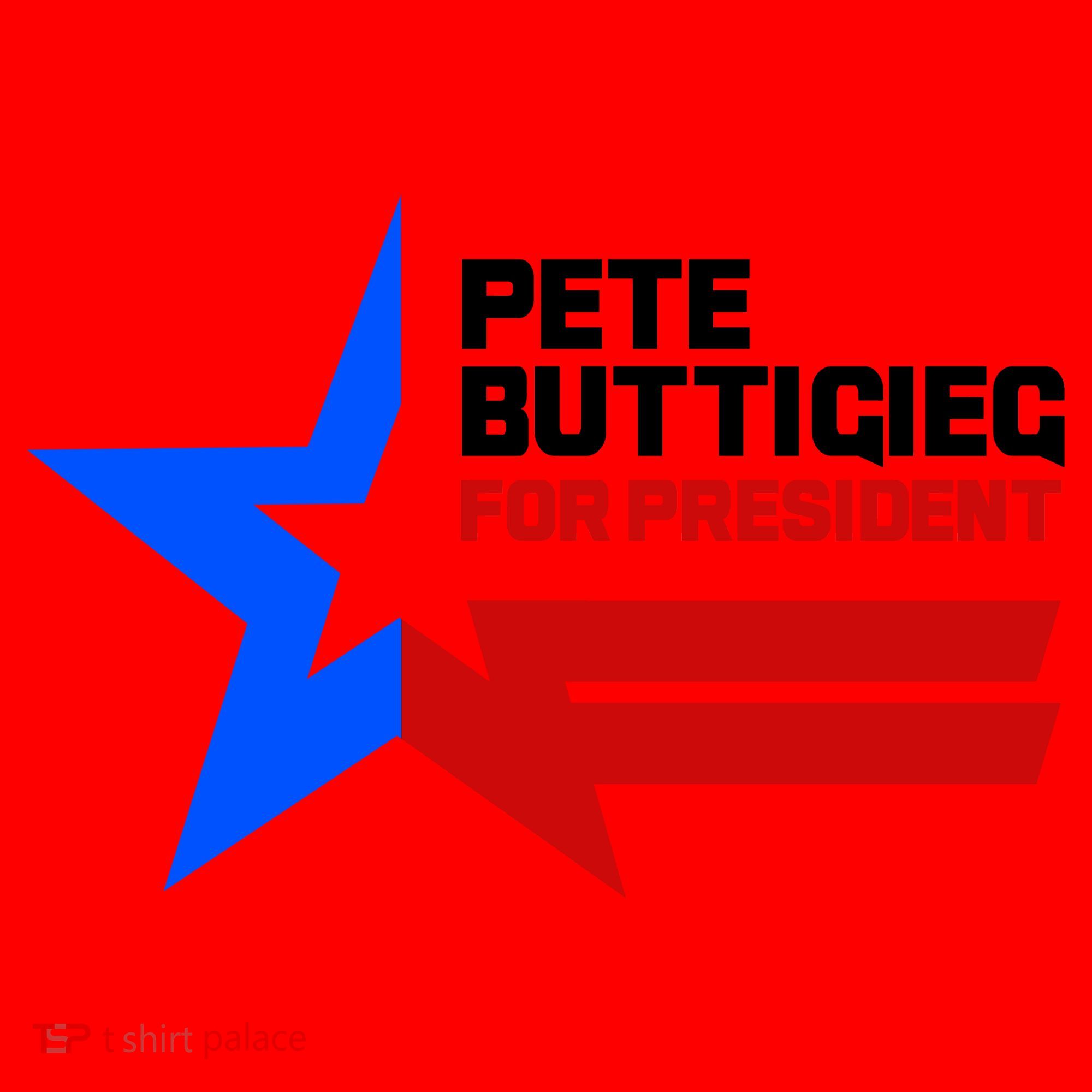 Pete Buttigieg Presidential Star Santa Hat