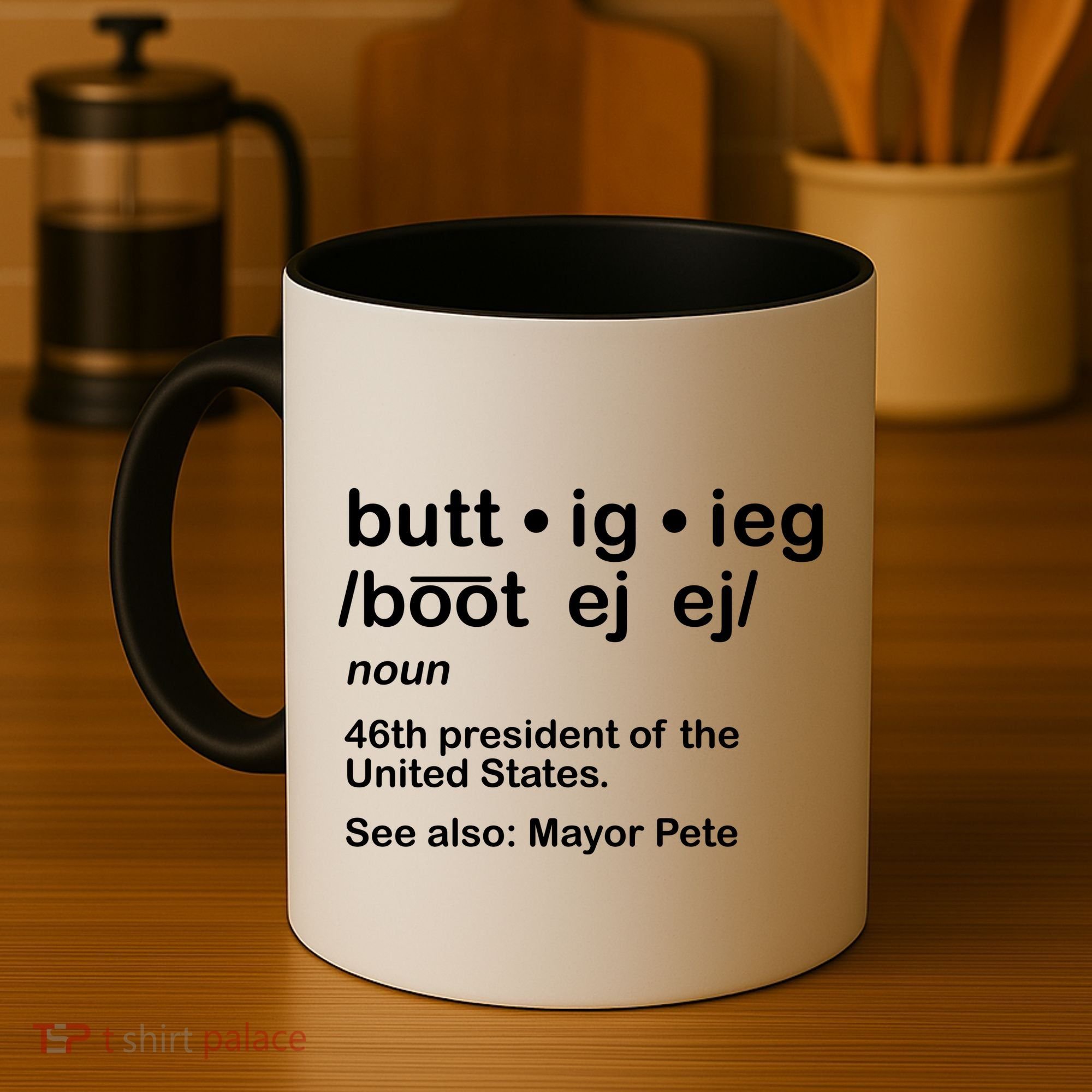 Pete Buttigieg Pronunciation Definition Coffee Mug