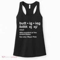 Pete Buttigieg Pronunciation Definition Women's Tank Top thumb 0