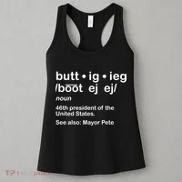 Pete Buttigieg Pronunciation Definition Women's Tank Top thumb 3