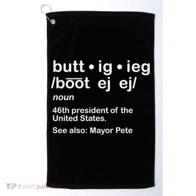 Pete Buttigieg Pronunciation Definition Golf Towel