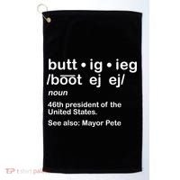 Pete Buttigieg Pronunciation Definition Golf Towel thumb 0