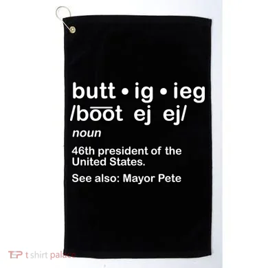 Pete Buttigieg Pronunciation Definition Golf Towel
